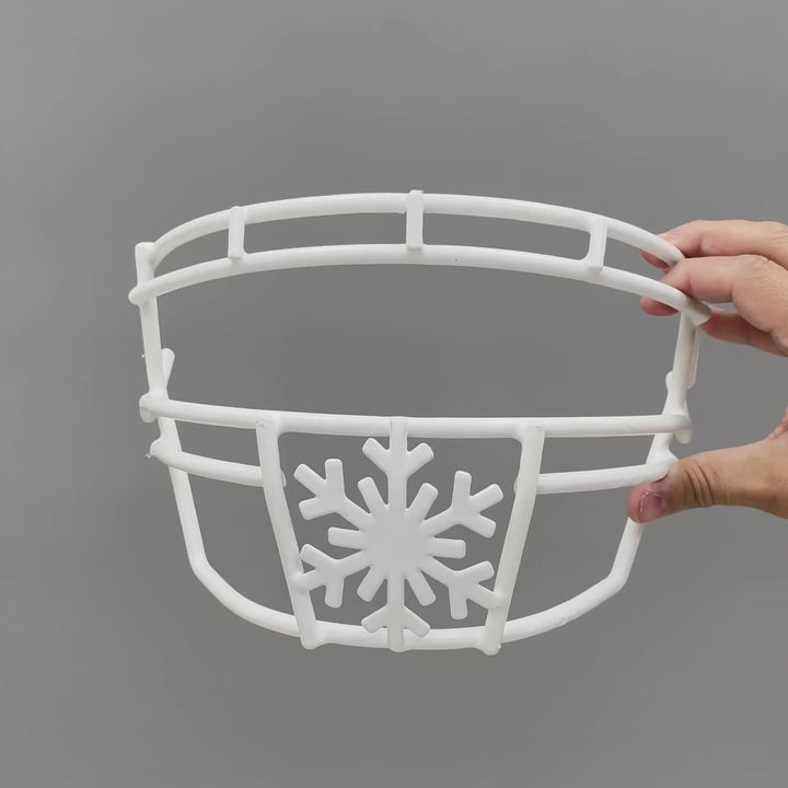 SnowFlake Football Facemask for Schutt F7
