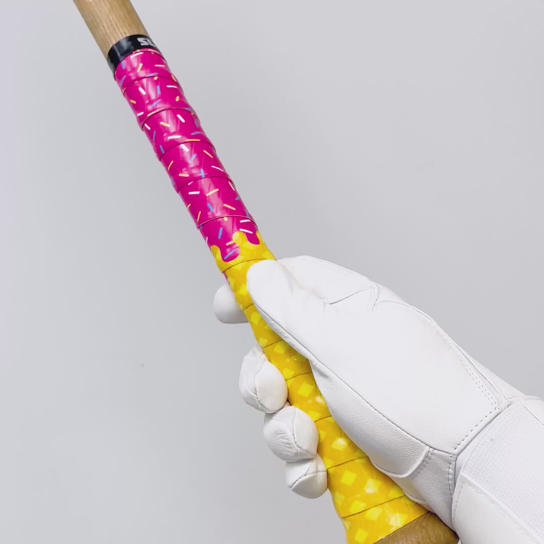 Ice Cream Cone Magenta Bat Grip