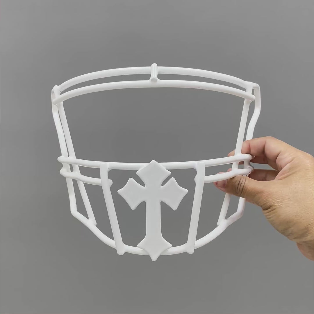 Gothic Cross Football Facemask for Riddell SpeedFlex