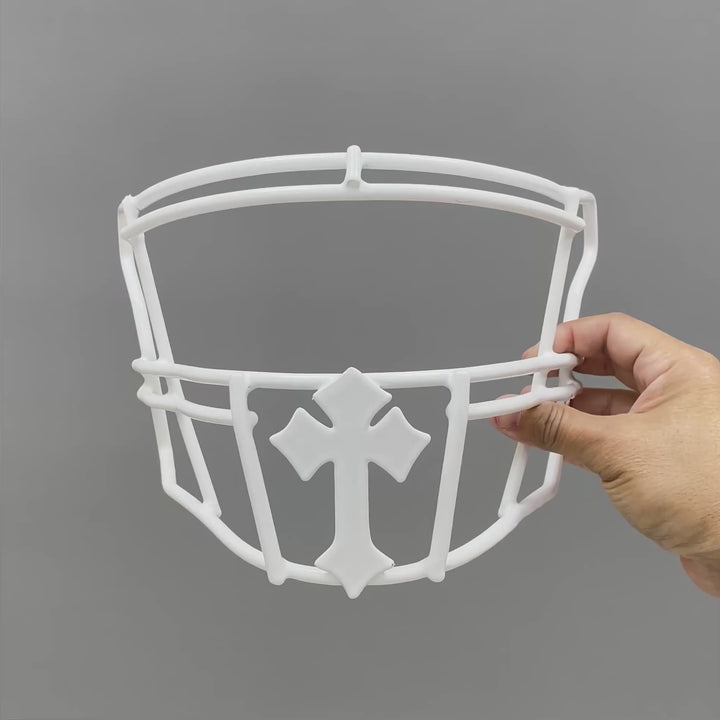 Gothic Cross Football Facemask for Riddell SpeedFlex