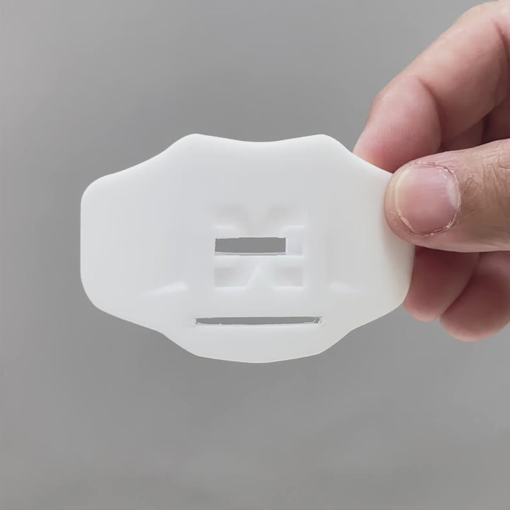 White Soft Football Mouthguard 2.0