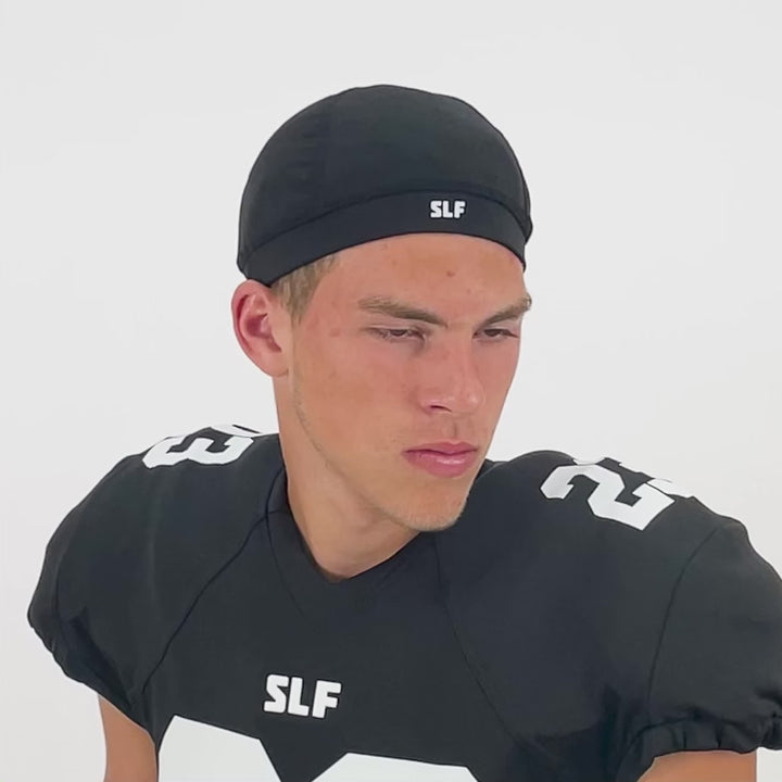 Black Skull Cap