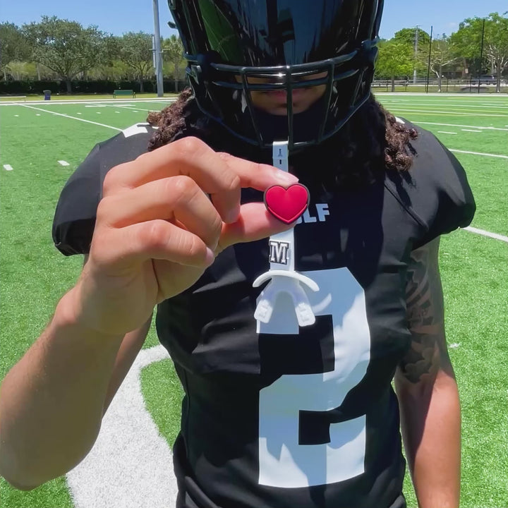 White Soft Football Mouthguard 2.0