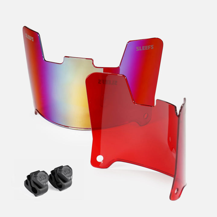 Red Gold Bifrost Rainbow Helmet Eye-Shield Visor for Kids