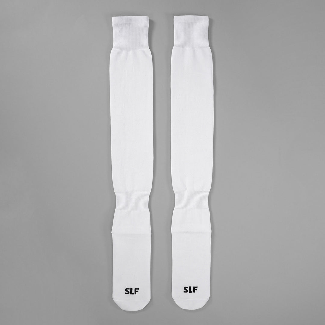 White Long Scrunchie Socks