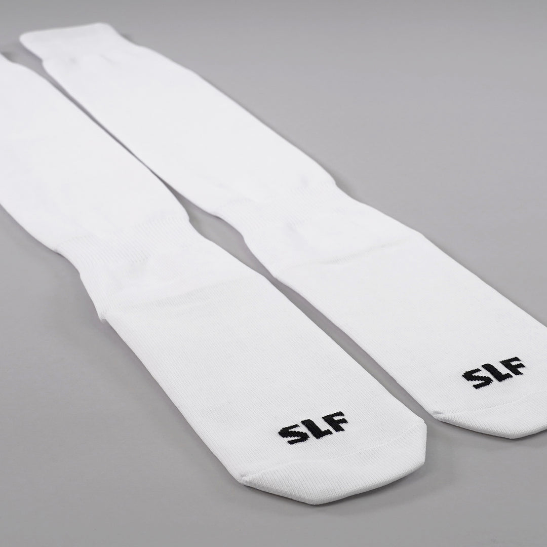 White Long Scrunchie Socks