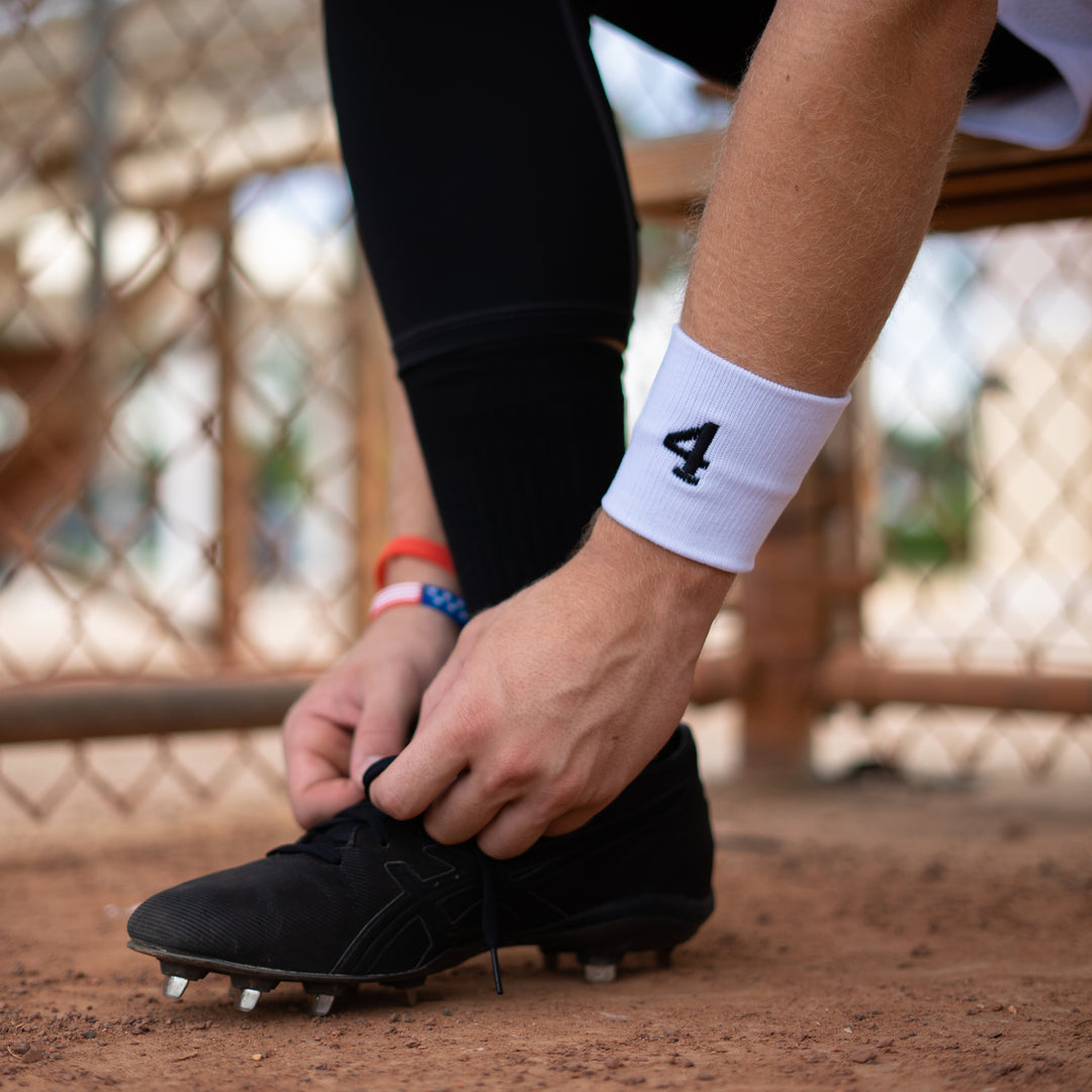 White Drip Wristbands (Pair)