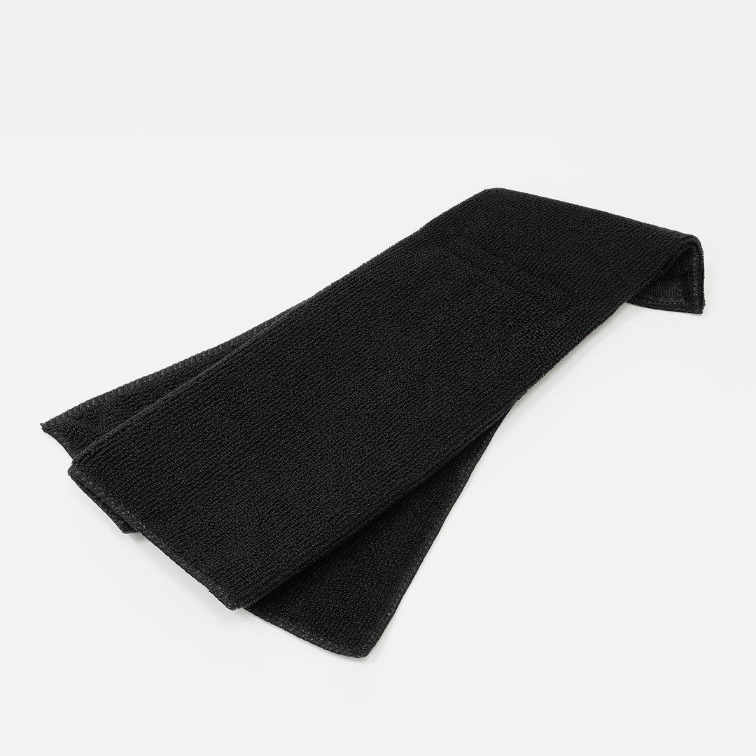 Black Football Towel