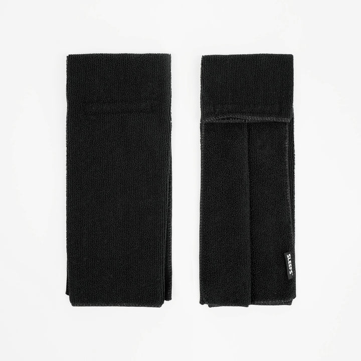 Black Football Towel