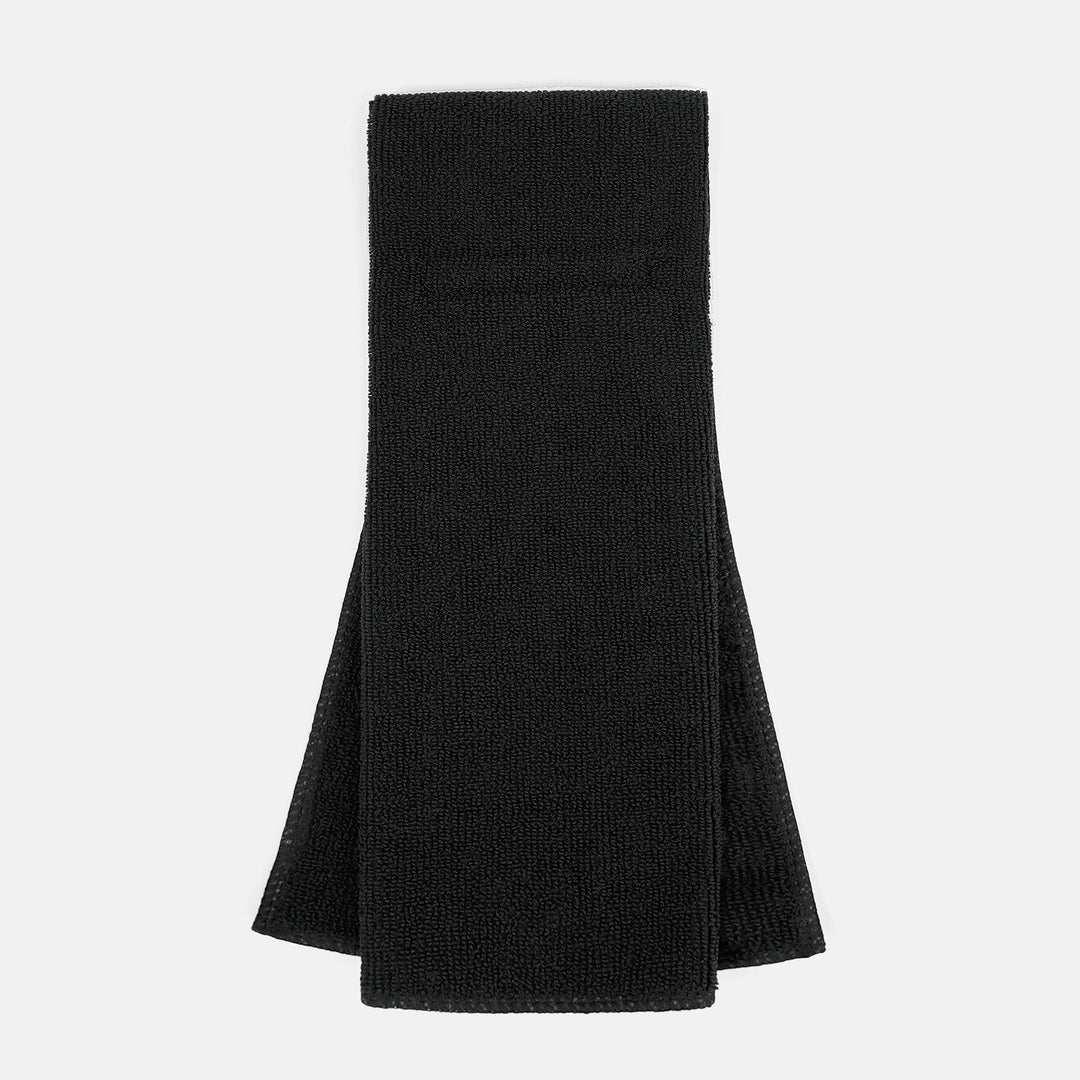 Black Football Towel