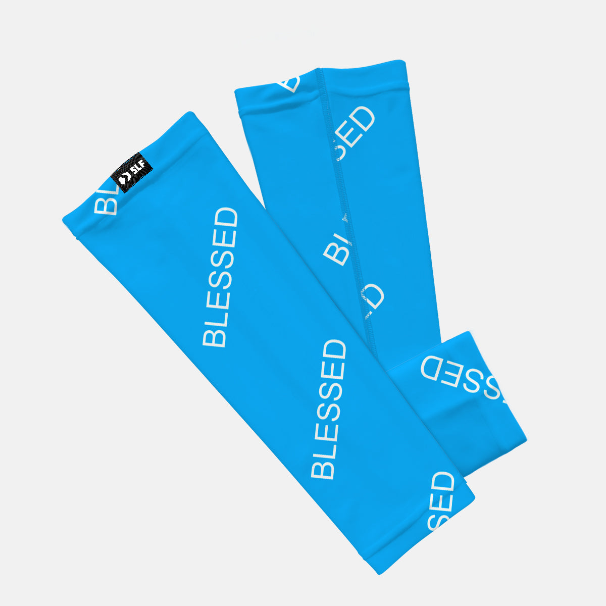 Blessed Pattern Blue 3/4 Arm Sleeve