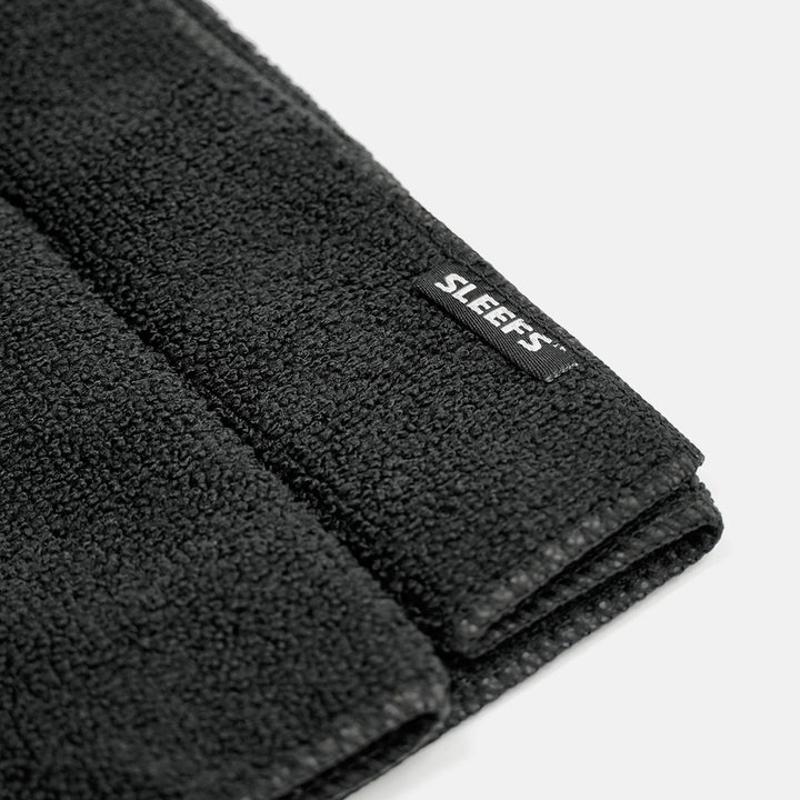 Black Football Towel