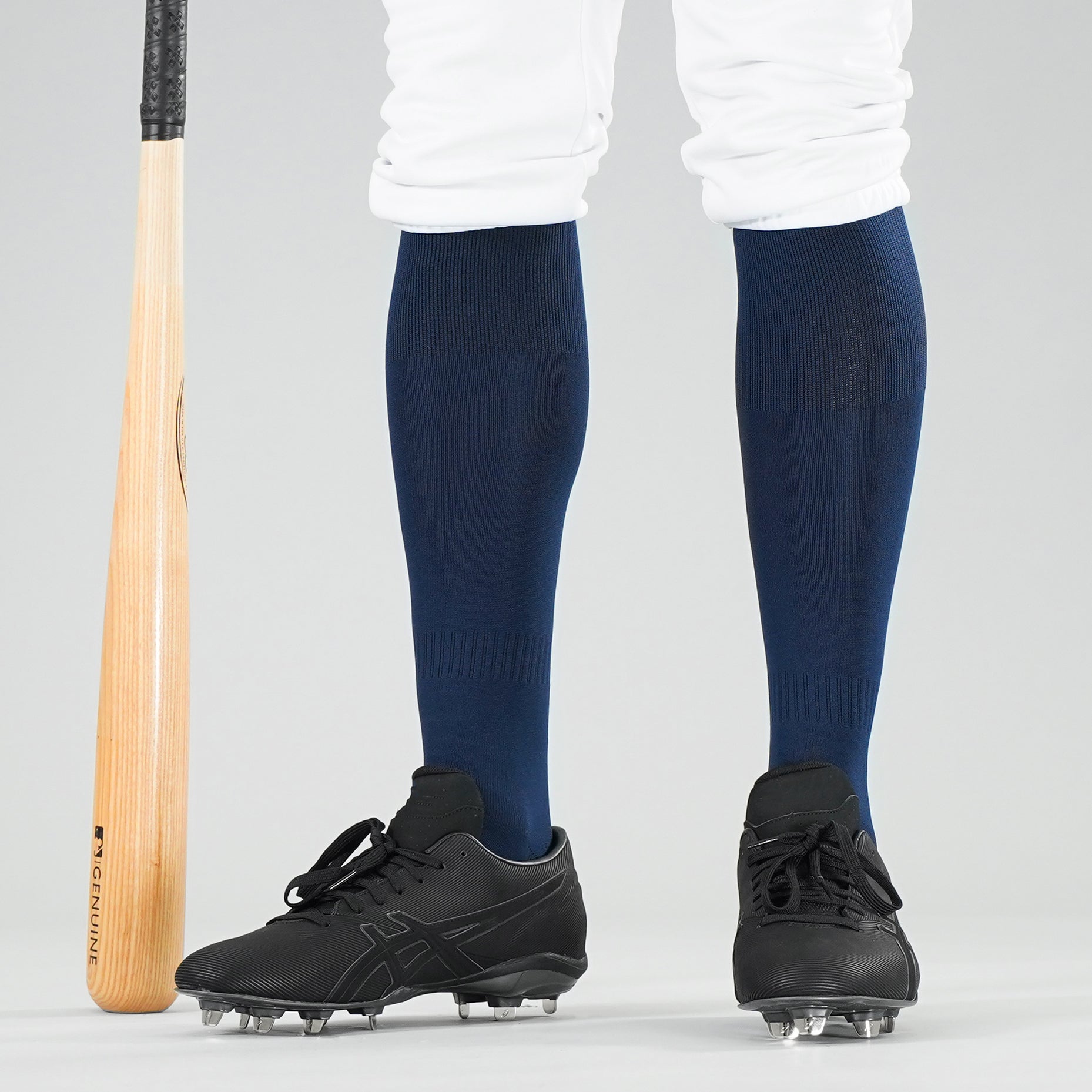Hue Navy Baseball KneeHigh Socks SLEEFS