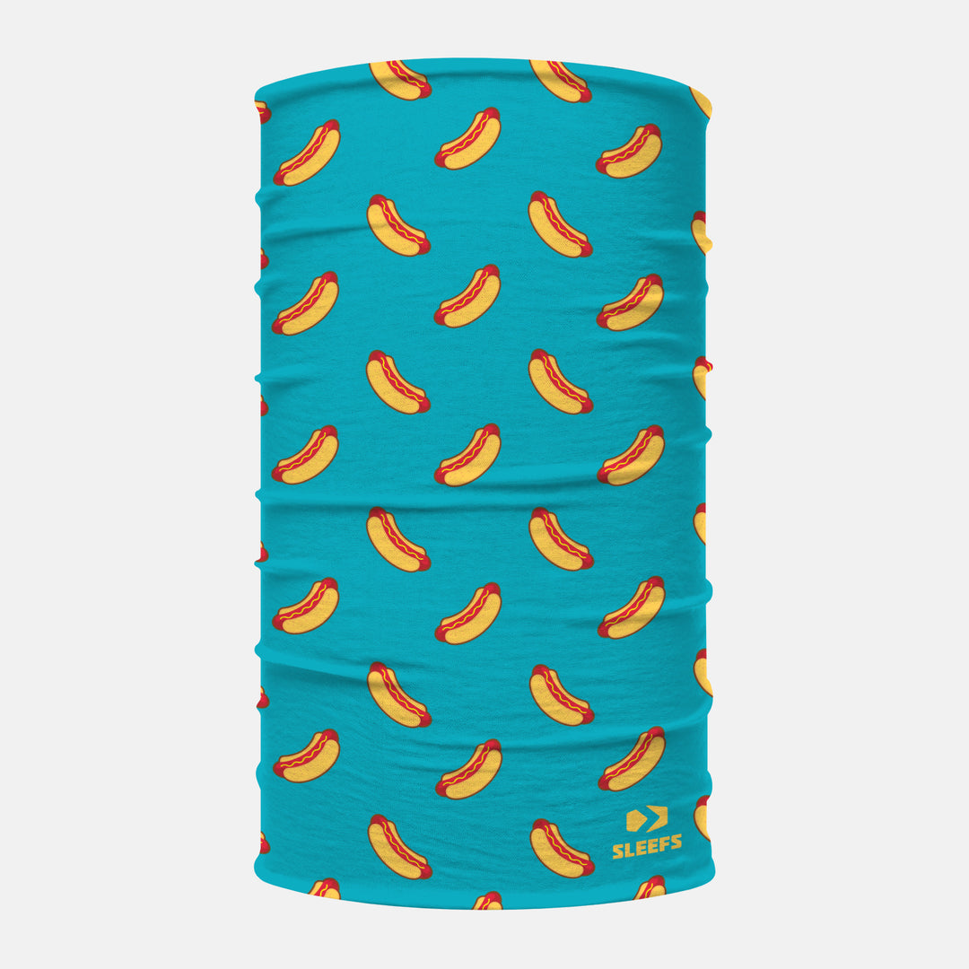 Hot Dog Pattern Kids Neck Gaiter