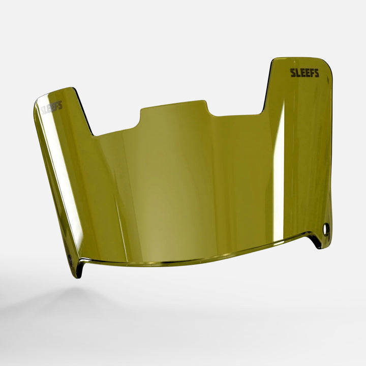 Hue Gold Helmet Eye-Shield Visor