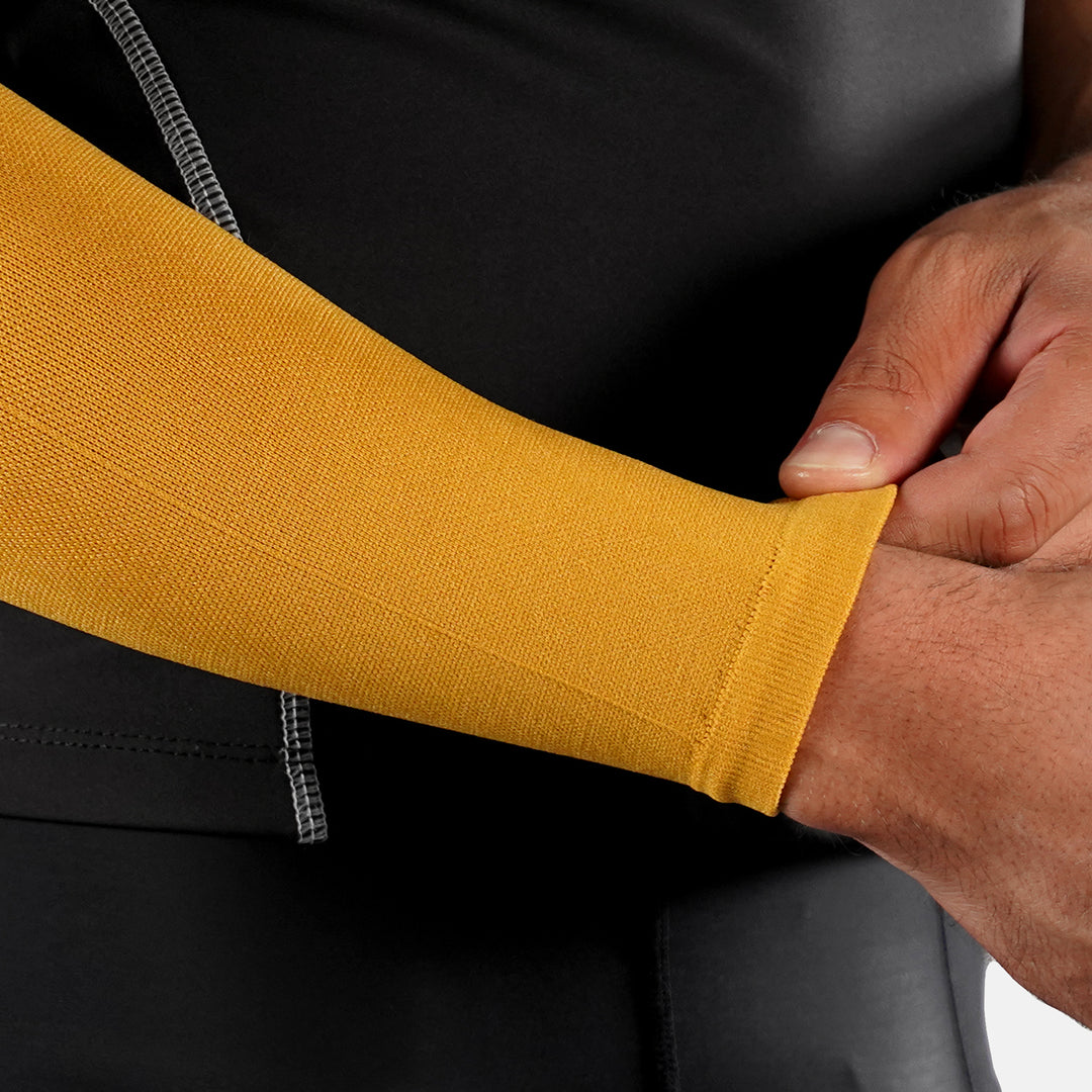 Hue Gold One Size Fits All Football Arm Sleeve