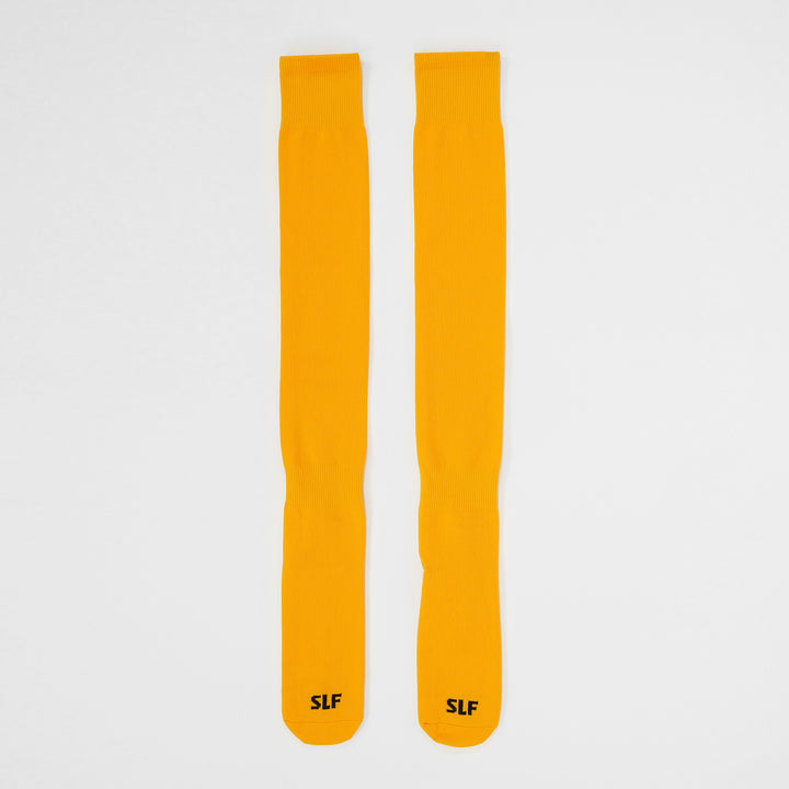 Hue Yellow Gold Long Scrunchie Socks