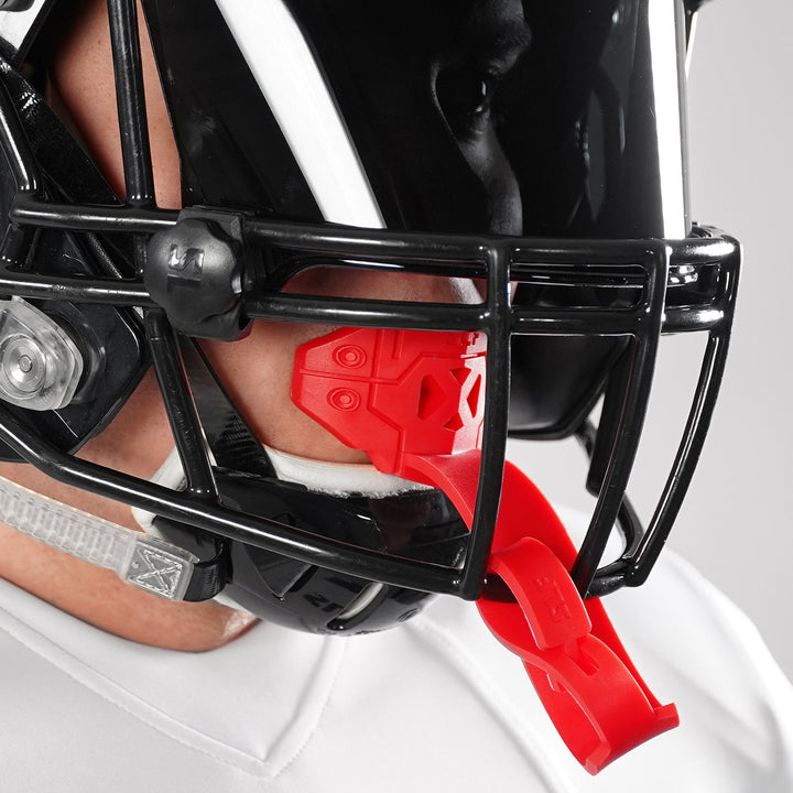 Hue Red X Football Mouthguard with Logo