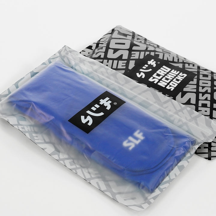 Hue Royal Blue Long Scrunchie Socks