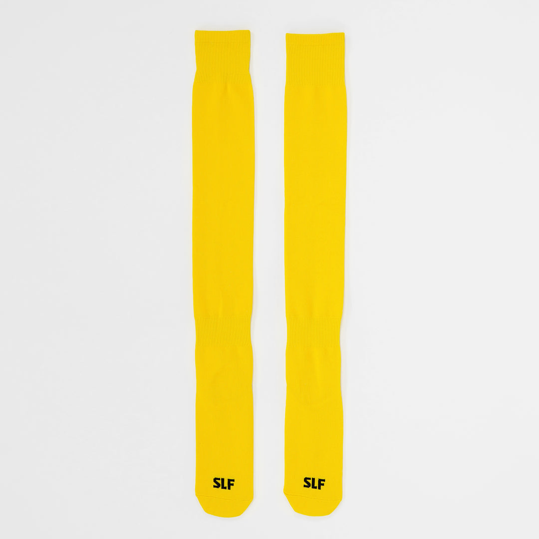Hue Yellow Long Scrunchie Socks