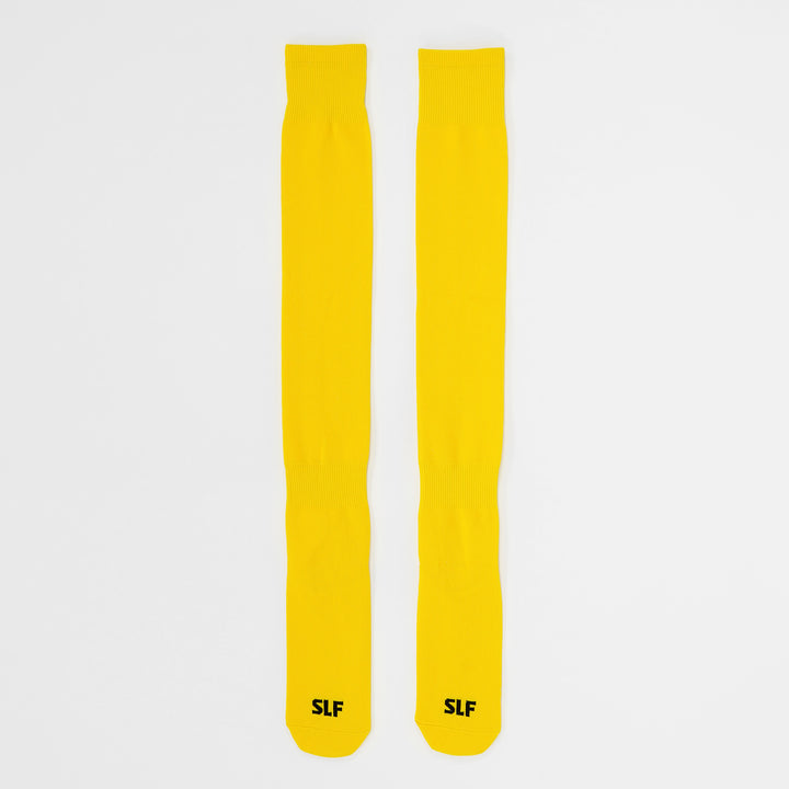 Hue Yellow Long Scrunchie Socks