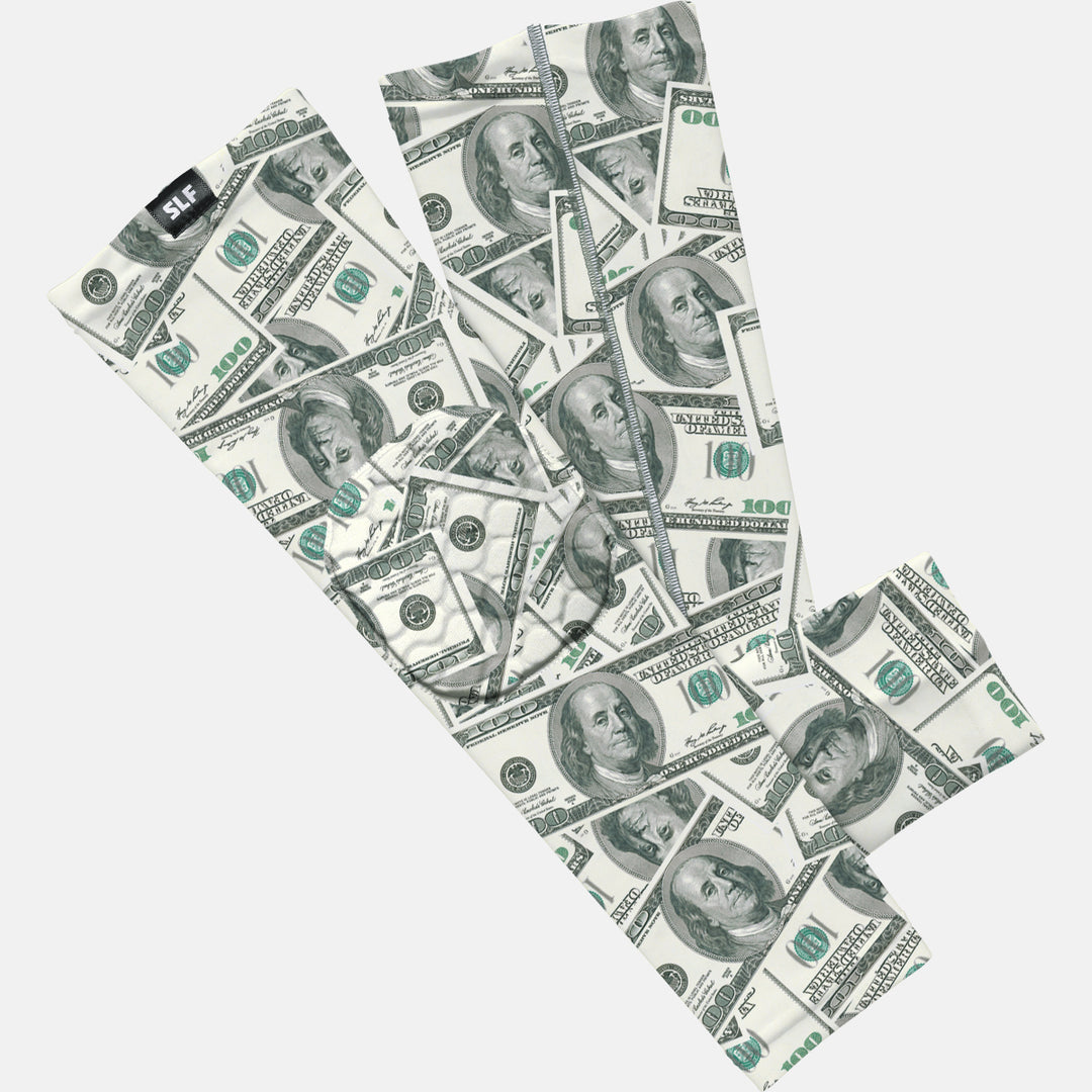 Money Benjamins Padded Arm Sleeve