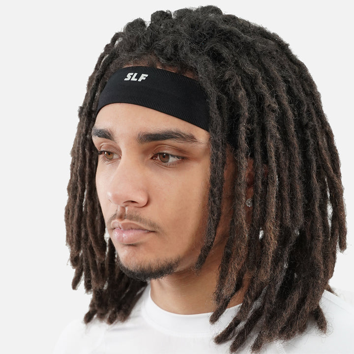 Black Non-Slip Elastic Headband