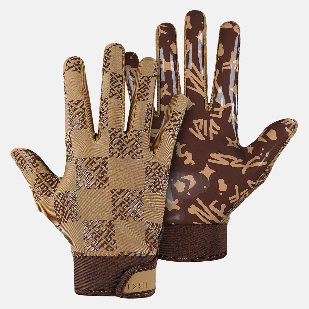 SLF Milan Pattern Sticky Football Receiver Gloves – SLEEFS