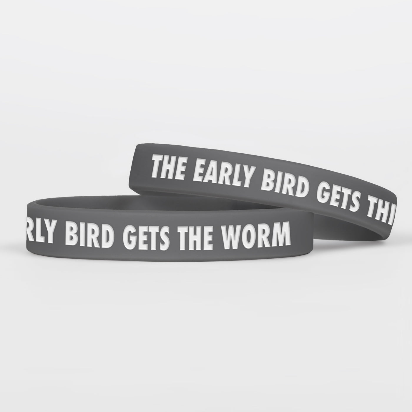 The Early Bird Gets The Worm Motivational Wristband