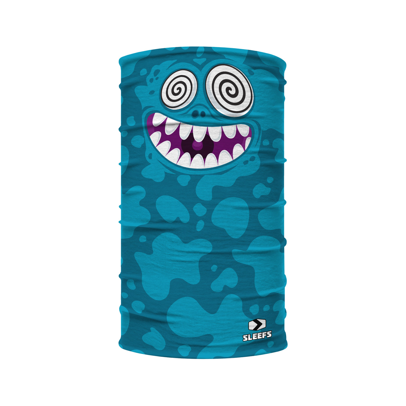 Crazy Tom Blue Kids Neck Gaiter