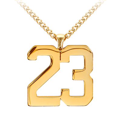 Pendant Gold Numbers