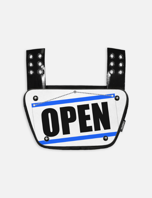 Football Back Plate Decals