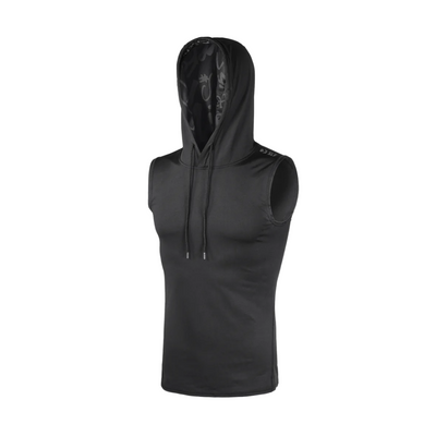 Sleeveless Compression Hoodie ColorVariants
