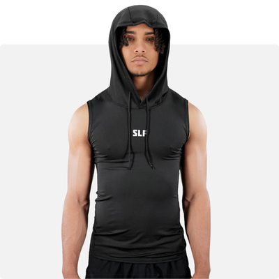 Football Sleeveless Hoodies