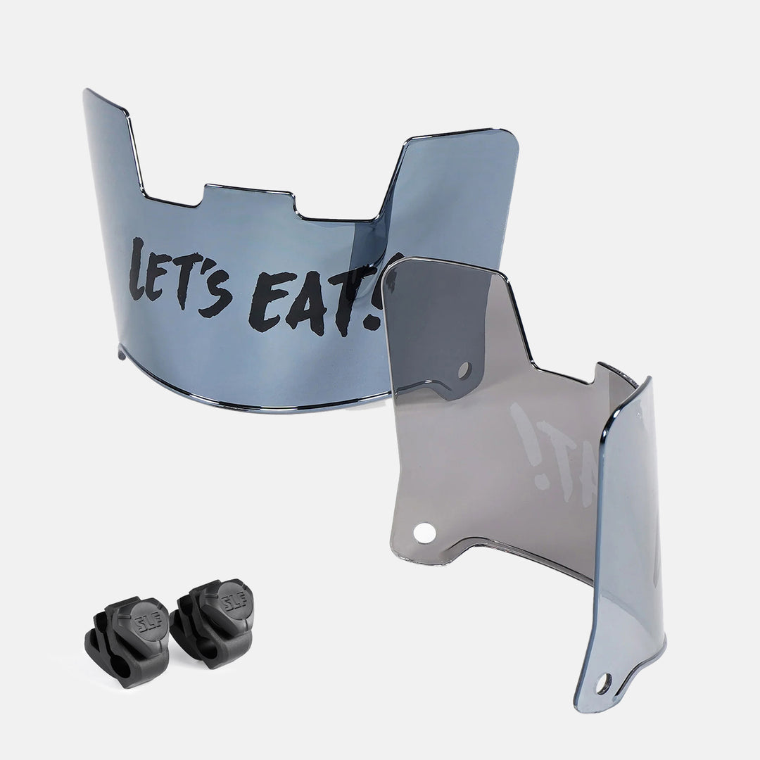 Let's Eat Silver Moonstone Helmet Eye-Shield Visor for Kids