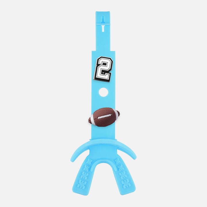 Baby Blue Soft Football Mouthguard 2.0