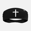 Faith Cross Black Headband