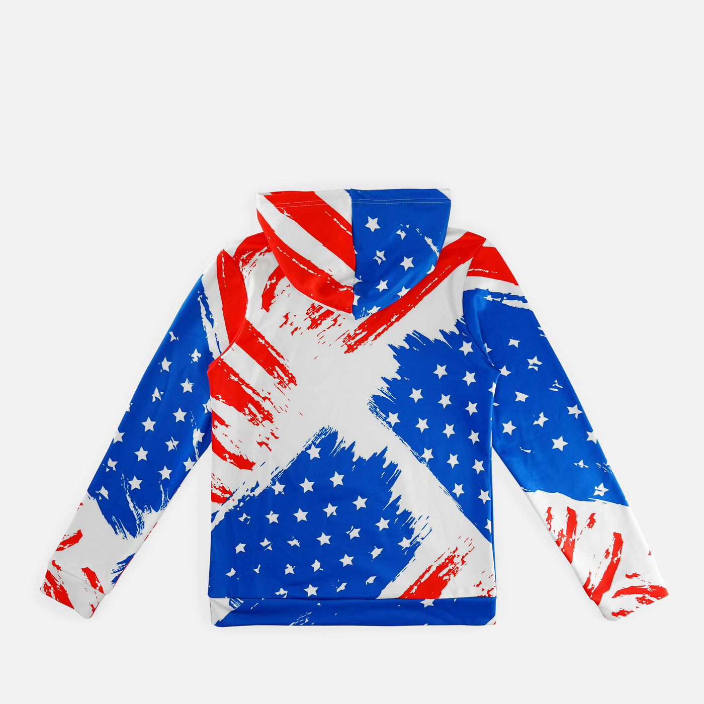 USA Brushed Flag Hoodie - Big