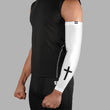 Faith Cross White Arm Sleeve