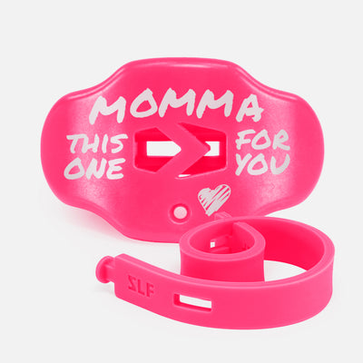 Momma Pink Soft Football Mouthguard