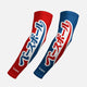 Japanese Baseball Americana Red and Blue Arm Sleeves Pair
