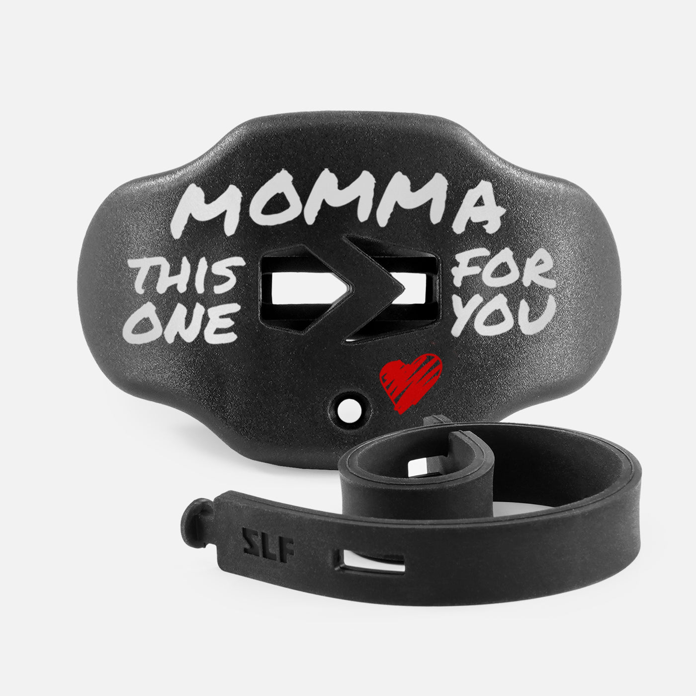 Momma Black Soft Football Mouthguard