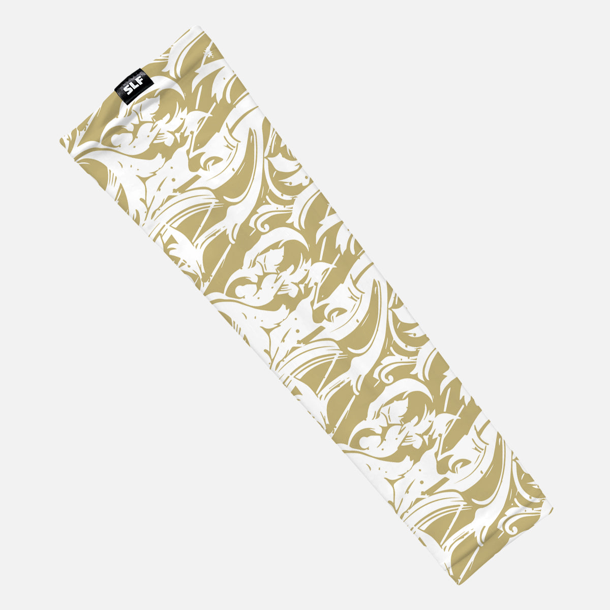 Baroque 2 Old Gold and White Arm Sleeve