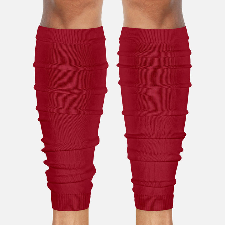 Cardinal Red Scrunchie Leg Sleeves