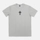Faith Cross Light Gray Quick Dry Shirt