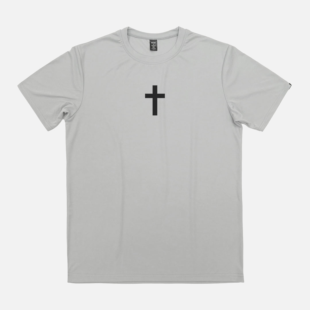 Faith Cross Light Gray Quick Dry Shirt