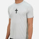 Faith Cross Light Gray Quick Dry Shirt
