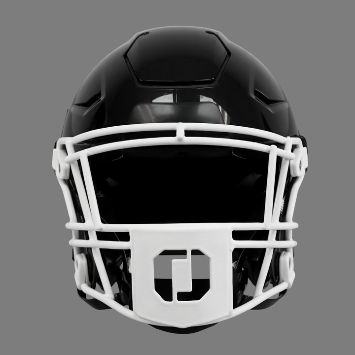 0 Stencil Font Football Facemask for Riddell SpeedFlex