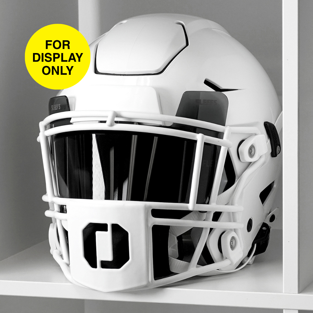 0 Stencil Font Football Facemask for Riddell SpeedFlex