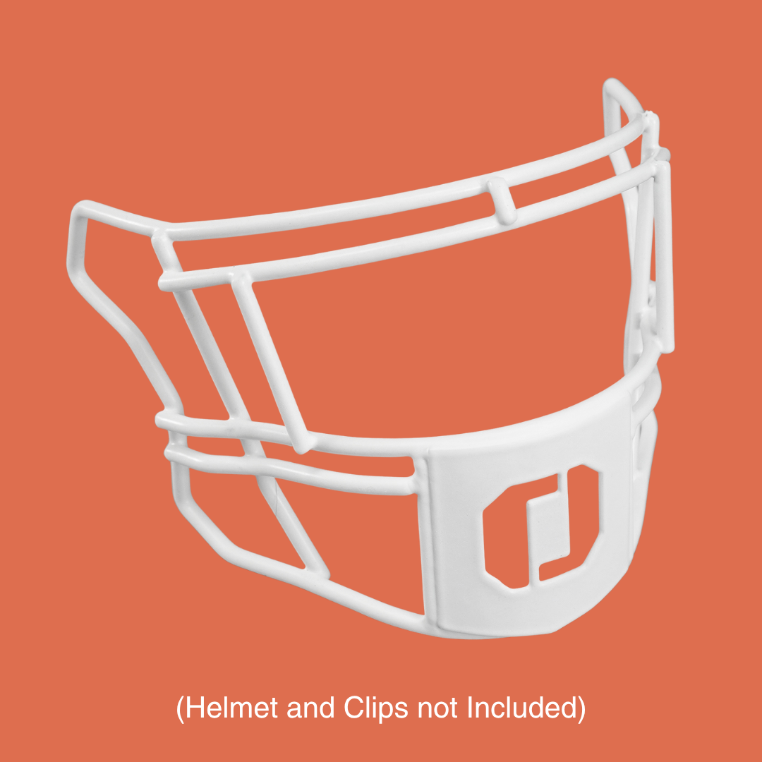 0 Stencil Font Football Facemask for Riddell SpeedFlex